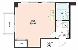 三田池袋北コーボ【2階】の間取り