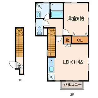 クライネ シュロスの間取り
