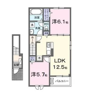 MIYANOMAE554【2階】の間取り