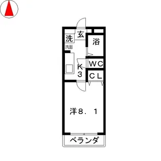 dearest【1階】の間取り