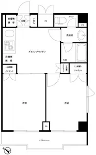 ルーブル大森山王弐番館【5階】の間取り