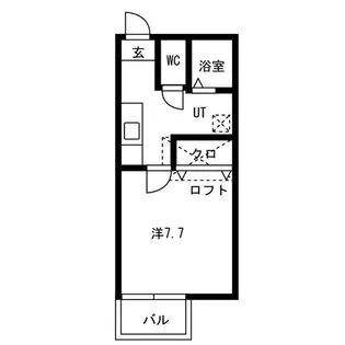 ブルーリーフIII A棟【1階】の間取り