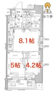 デュオステージ横浜中央【3階】の間取り