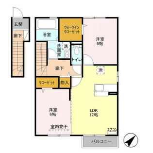 アトリオ青山 A【2階】の間取り