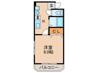 ソレイユときわIII【3階】の間取り