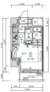 MAXIV八王子【6階】の間取り