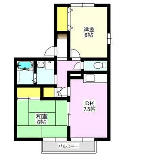 メゾン・ド・ホープ【2階】の間取り