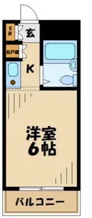 アクシイズ唐木田【3階】の間取り