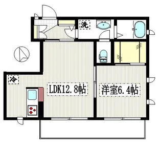 Casa Bella Vista【1階】の間取り