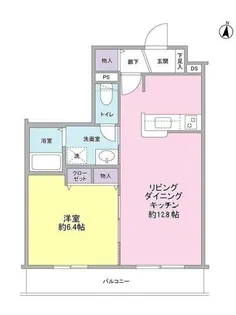 アムール大岡山【3階】の間取り