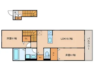 Grand Reve【2階】の間取り