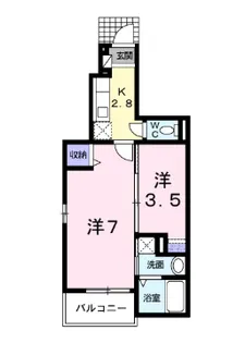 エトワール【1階】の間取り