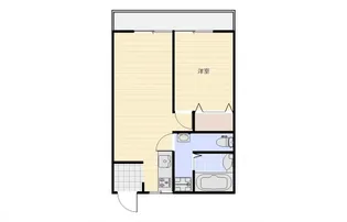 河村マンション【1階】の間取り