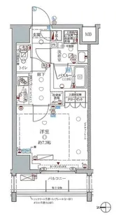 クレヴィスタ亀戸III【10階】の間取り