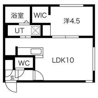 アクアトピア南郷7丁目駅前【3階】の間取り