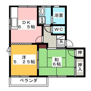 ラ・フォーレ長野 A棟【2階】の間取り