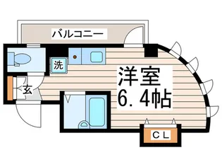アズ-ル沼袋【2階】の間取り