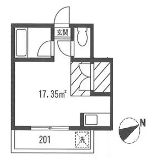 カサフローラ吉野【2階】の間取り