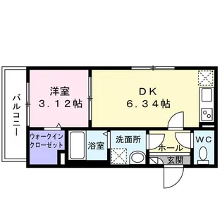 Sala 奏【1階】の間取り