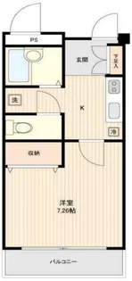 グリーンキャピタル東松原【2階】の間取り