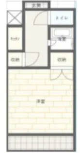 ボヌール・ド・ガリオン【4階】の間取り