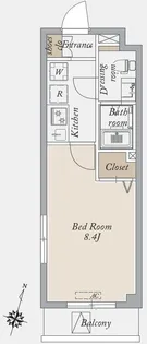 アーバンパーク王子【4階】の間取り