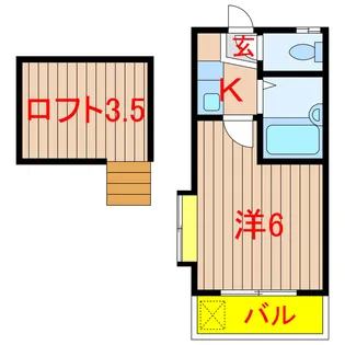 フォレスト壱番館・弐番館【2階】の間取り
