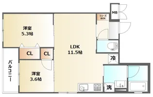 La Felice【2階】の間取り