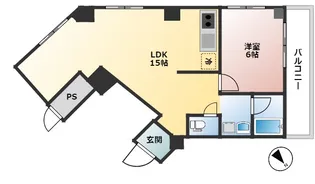 元代々木桜苑マンション【3階】の間取り