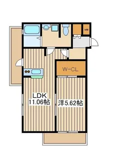 オリエンタル【1階】の間取り