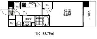 アドバンス神戸プリンスパーク【3階】の間取り