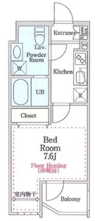 リヴィエール猿江公園【8階】の間取り