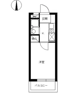 スカイコート白楽第2【1階】の間取り