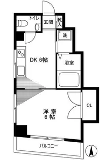 コーポ吉村【4階】の間取り