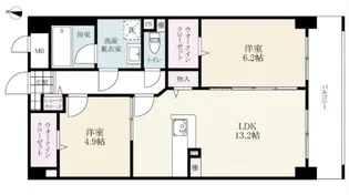 Sophia21堀川【4階】の間取り