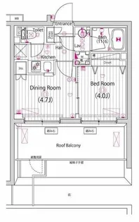 ガーラ・ステーション横浜大口【5階】の間取り