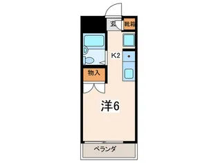 ベイウエスト浅間台【1階】の間取り