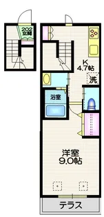 カーサ ブリランテ【2階】の間取り