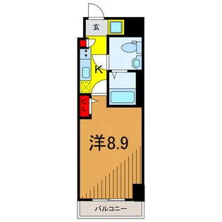 CORVAL亀有【2階】の間取り