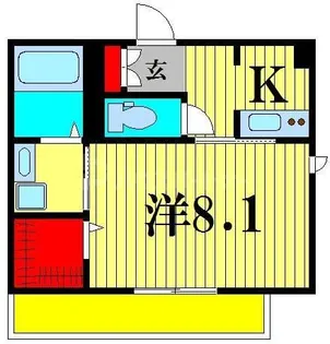 EXCELLMAISON MATSUDO【2階】の間取り
