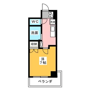 ヒルズ・フドー【2階】の間取り