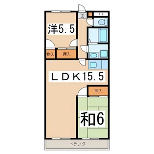 J・I第一マンション【3階】の間取り