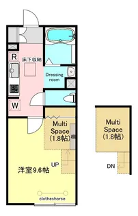 エクセル聖蹟桜ヶ丘【2階】の間取り