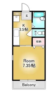 コート新川【2階】の間取り