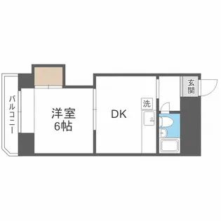 メゾンブランカ【4階】の間取り