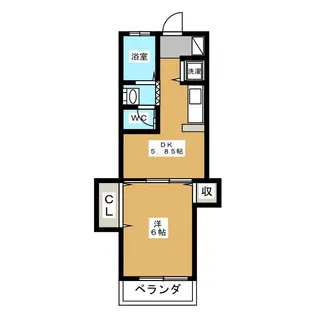 コーポ葵【2階】の間取り