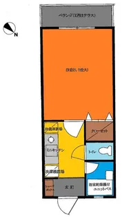 シャトー原【1階】の間取り