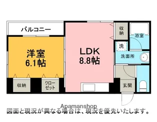 プラムハイツ【1階】の間取り