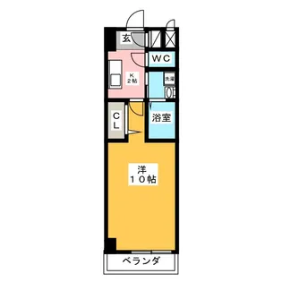 ピュアスカイ【2階】の間取り