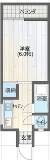 メゾン武蔵野【1階】の間取り